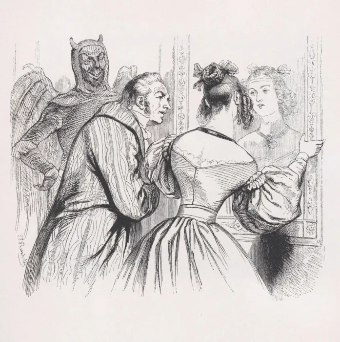 Framed Print : Ugliness and Beauty from The Complete Works of Beranger, 1836 Framed Print : Ugliness and Beauty from The Complete Works of Beranger, 1836