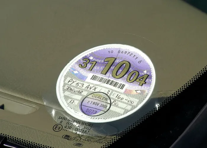 Framed Print : UK Tax Disc Framed Print : UK Tax Disc