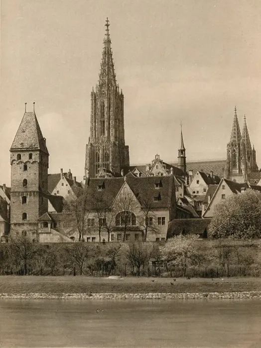 Framed Print : Ulm. Cathedral - Metzger Tower, 1931. Artist: Kurt Hielscher Framed Print : Ulm. Cathedral - Metzger Tower, 1931. Artist: Kurt Hielscher