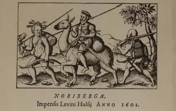 Framed Print : Ulrich Schmidl (From Wahrhafftige Historien... by Ulrich Schmidel), 1602. Artist: Anonymous Framed Print : Ulrich Schmidl (From Wahrhafftige Historien... by Ulrich Schmidel), 1602. Artist: Anonymous