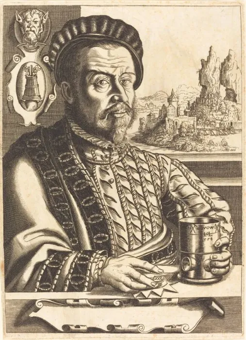 Framed Print : Ulrich Schwaiger (?), 1554. Creator: Hans Sebald Lautensack Framed Print : Ulrich Schwaiger (?), 1554. Creator: Hans Sebald Lautensack