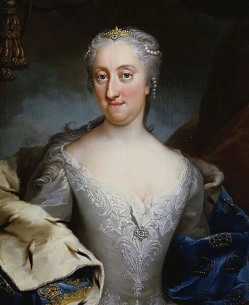 Ulrika Eleonora d.y. 1688-1741, Queen of Sweden, Original: 1730; This version: 8 February 2007... Creator: Martin van Meytens