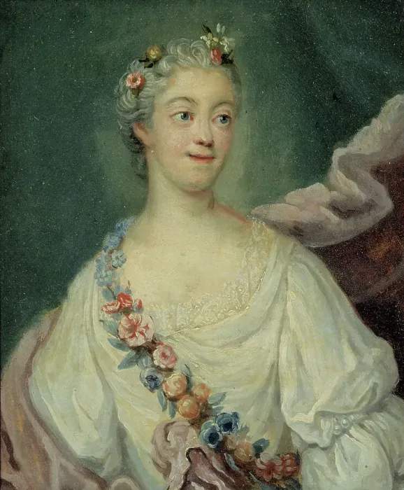 Framed Print : Ulrika Lovisa Tessin, c1730s. Creator: Jakob Bjork Framed Print : Ulrika Lovisa Tessin, c1730s. Creator: Jakob Bjork