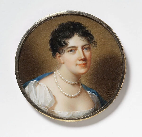 Ulrika Magdalena Levin, 1771-1828, married 1. Björkman, 2. Skjöldebrand, Baroness, 1811. Creator: Giovanni Domenico Bossi