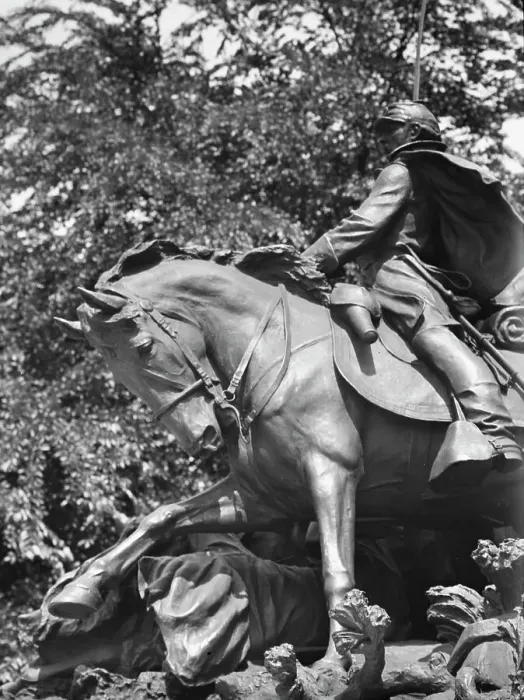 Framed Print : Ulysses S. Grant Memorial - Equestrian statues in Washington, D.C. between 1911 and 1942. Creator: Arnold Genthe Framed Print : Ulysses S. Grant Memorial - Equestrian statues in Washington, D.C. between 1911 and 1942. Creator: Arnold Genthe