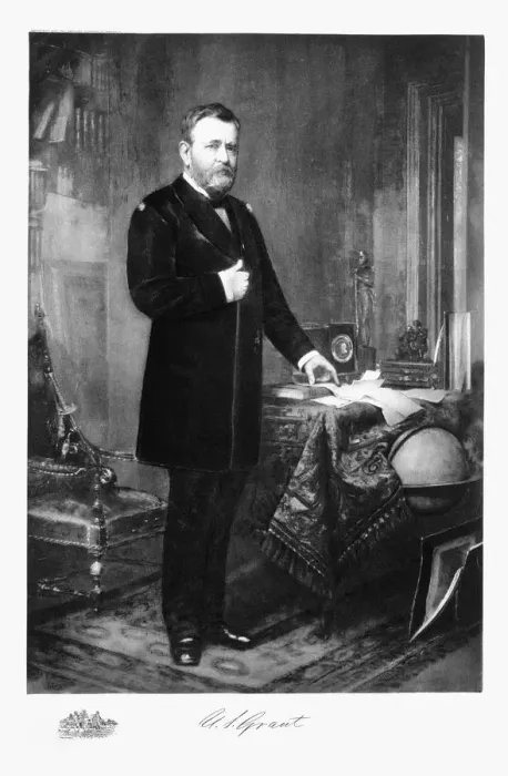 Framed Print : Ulyssess Grant, 18th President of the United States of America, (1901) Framed Print : Ulyssess Grant, 18th President of the United States of America, (1901)