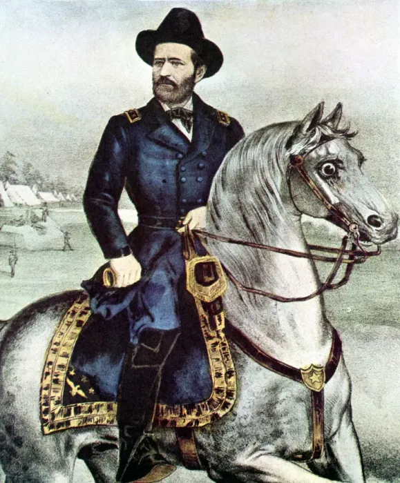 Framed Print : Ulyssess Grant, American soldier, 1863 Framed Print : Ulyssess Grant, American soldier, 1863