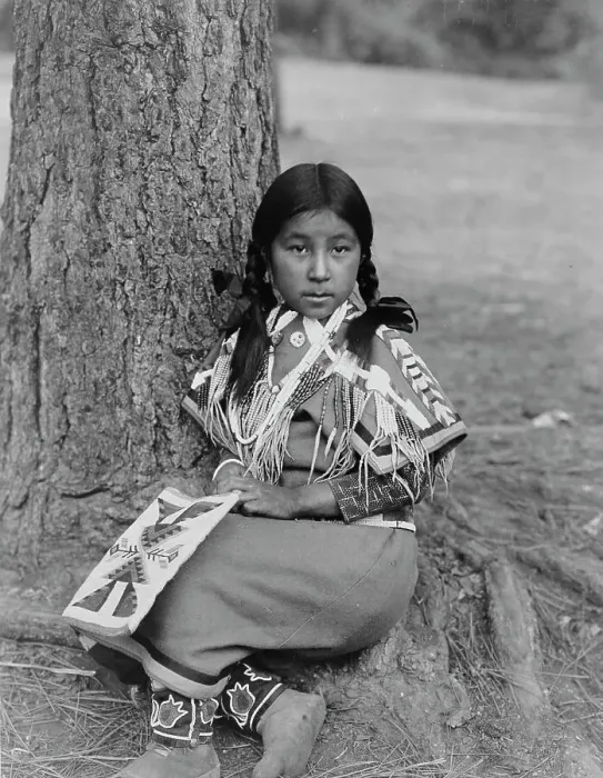 Framed Print : Umatilla child, c1910. Creator: Edward Sheriff Curtis Framed Print : Umatilla child, c1910. Creator: Edward Sheriff Curtis