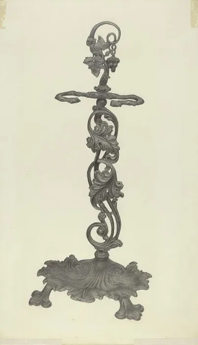Framed Print : Umbrella Stand, c. 1940. Creator: Milton Grubstein Framed Print : Umbrella Stand, c. 1940. Creator: Milton Grubstein