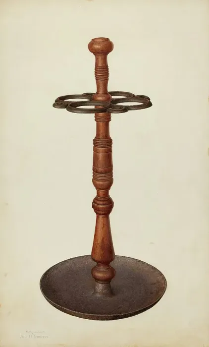 Framed Print : Umbrella Stand, c. 1940. Creators: Ernest Busenbark, John H. Tercuzzi Framed Print : Umbrella Stand, c. 1940. Creators: Ernest Busenbark, John H. Tercuzzi