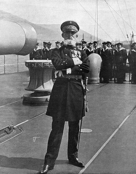 'Un Grand Marin; L Amiral Guepratte. 1916. Creator: Marius Bar