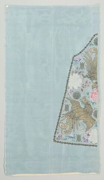 Uncut Robe: Sleeve Panel, c. 1890s. Creator: Unknown