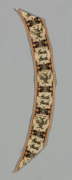 Framed Print : Uncut Yardage (Ribbon), China, 18th century, Qing dynasty (1644-1911). Creator: Unknown Framed Print : Uncut Yardage (Ribbon), China, 18th century, Qing dynasty (1644-1911). Creator: Unknown