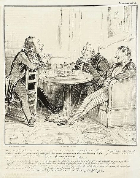 Une autre fois je fis encore un bon tour.. 1838. Creator: Honore Daumier