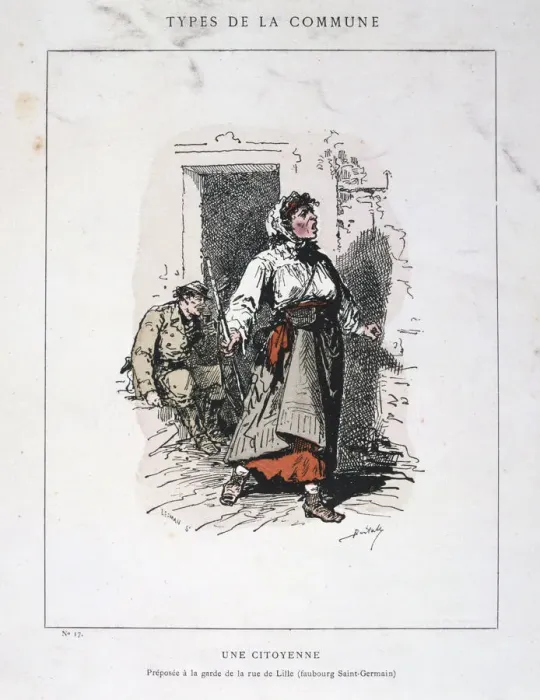 Framed Print : Une Citoyenne, Paris Commune, 1871 Framed Print : Une Citoyenne, Paris Commune, 1871