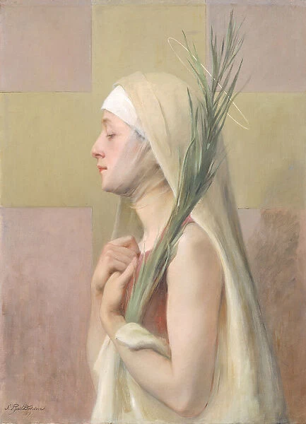 Une Martyre (Saint Thechla), 1891. Creator: Sarah Paxton Ball Dodson