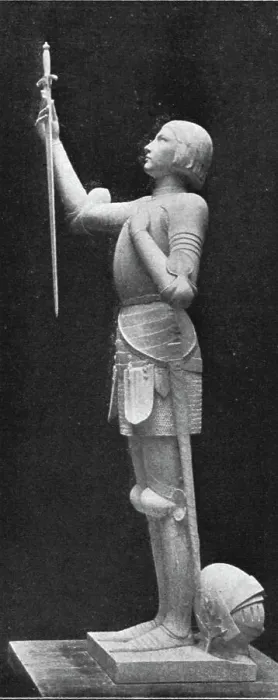 Framed Print : Une nouvelle statue de Jeanne d'Arc. Oeuvre d'Antonin Carles, 1916. Creator: Unknown Framed Print : Une nouvelle statue de Jeanne d'Arc. Oeuvre d'Antonin Carles, 1916. Creator: Unknown