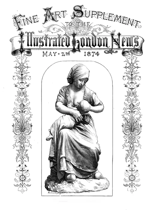 Framed Print : Une Paysanne Francaise (terra cotta), by J. Dalou...Royal Academy Exhibition of last year, 1874. Creator: Unknown Framed Print : Une Paysanne Francaise (terra cotta), by J. Dalou...Royal Academy Exhibition of last year, 1874. Creator: Unknown