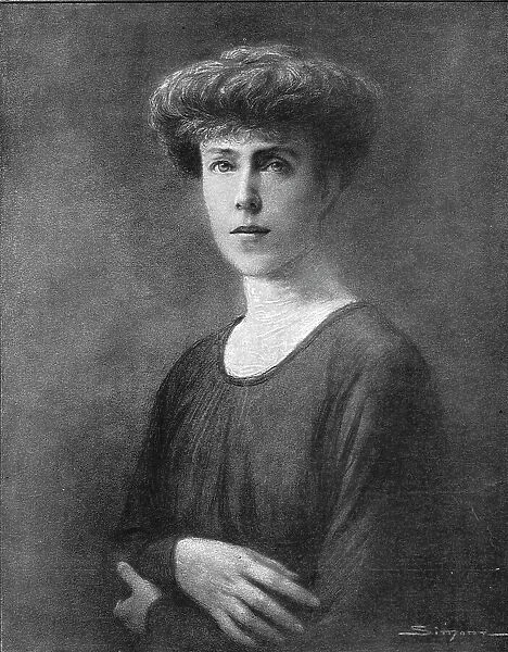 'Une Reine; Elisabeth, Reine de Belges, 1914. Creator: J Simont