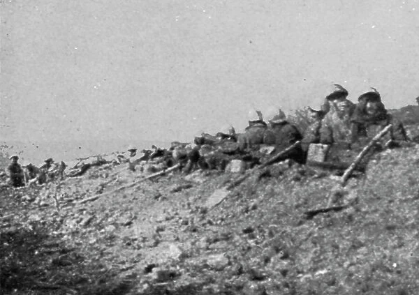 Une semaine de combats sur la rive gauche de la Meuse; 12 mars. --Nos soldats... 1916. Creator: Unknown