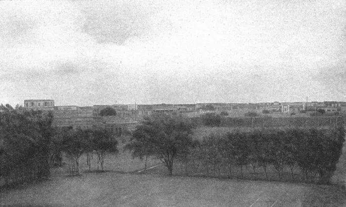 Framed Print : Une tempete de sable s'avancant sur Khartoum; Le Nord-Est Africain, 1914. Creator: Unknown Framed Print : Une tempete de sable s'avancant sur Khartoum; Le Nord-Est Africain, 1914. Creator: Unknown