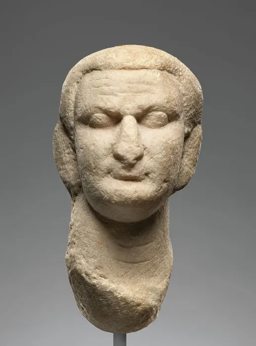 Framed Print : Unfinished Portrait Head of Domitian, late 1st century A.D. Creator: Unknown Framed Print : Unfinished Portrait Head of Domitian, late 1st century A.D. Creator: Unknown