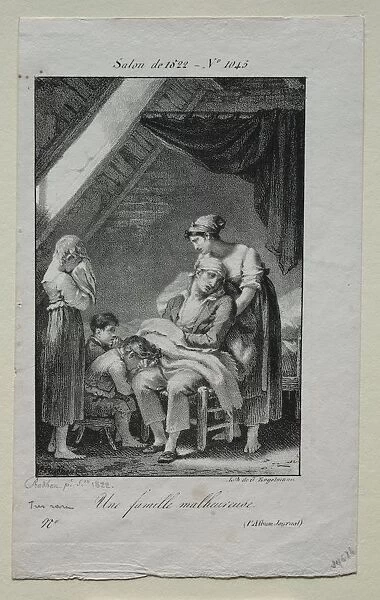 An Unfortunate Family, 1822. Creator: Pierre-Paul Prud hon (French, 1758-1823)