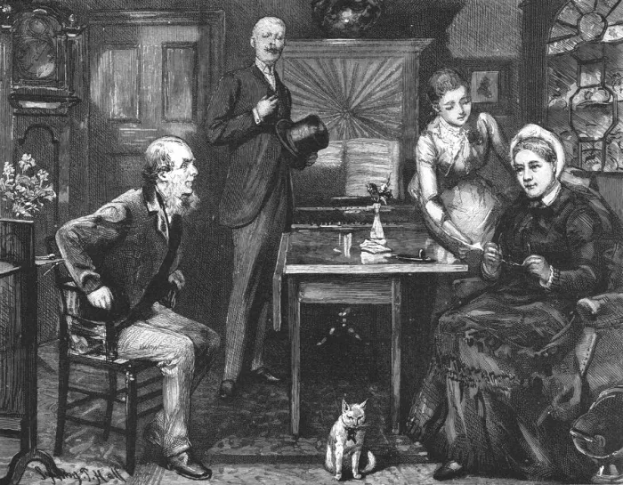 Framed Print : That Unfortunate Marriage, by Francis Eleanor Trollope, The next moment Mr. Theodore Bransby was u Creator: Sydney Prior Hall Framed Print : That Unfortunate Marriage, by Francis Eleanor Trollope, The next moment Mr. Theodore Bransby was u Creator: Sydney Prior Hall