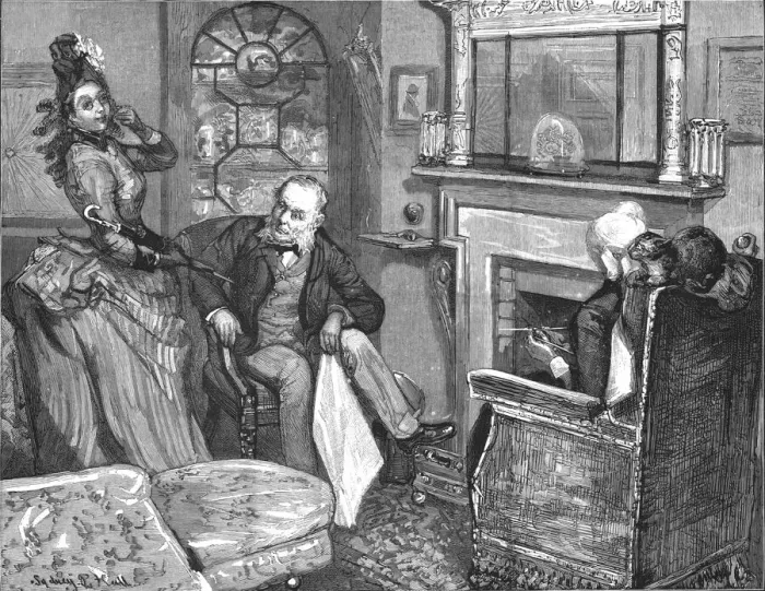 Framed Print : That Unfortunate Marriage, by Francis Eleanor Trollope, I had totally forgotten again what I was g Creator: Sydney Prior Hall Framed Print : That Unfortunate Marriage, by Francis Eleanor Trollope, I had totally forgotten again what I was g Creator: Sydney Prior Hall