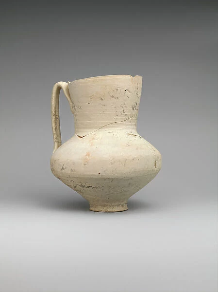 Unglazed Jug with Writing, Iran, 8th-9th century. Creator: Unknown