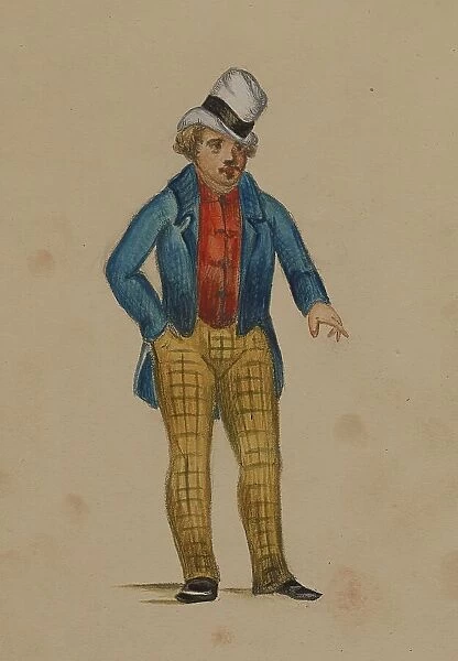 Unidentified Figure, 1855-1859. Creator: Alfred Jacob Miller