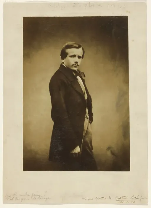 Framed Print : Unidentified male portrait, 1851-1855. Creator: Adrien Alban Tournachon Framed Print : Unidentified male portrait, 1851-1855. Creator: Adrien Alban Tournachon