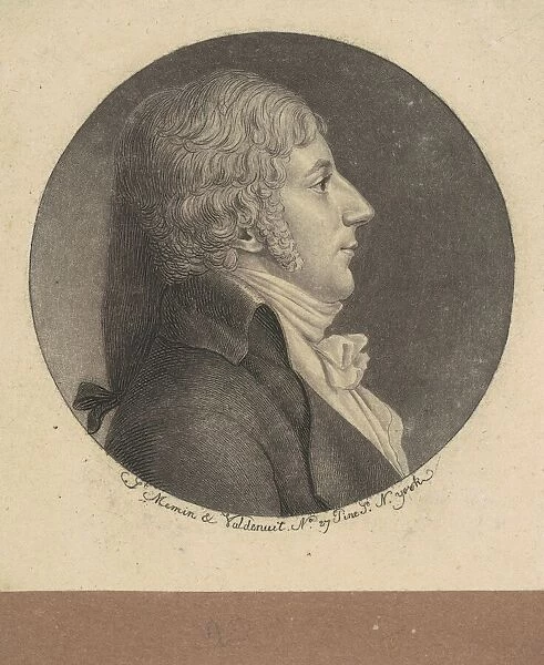 Unidentified Man, 1797. Creator: Charles Balthazar Julien Fevret de Saint-Memin