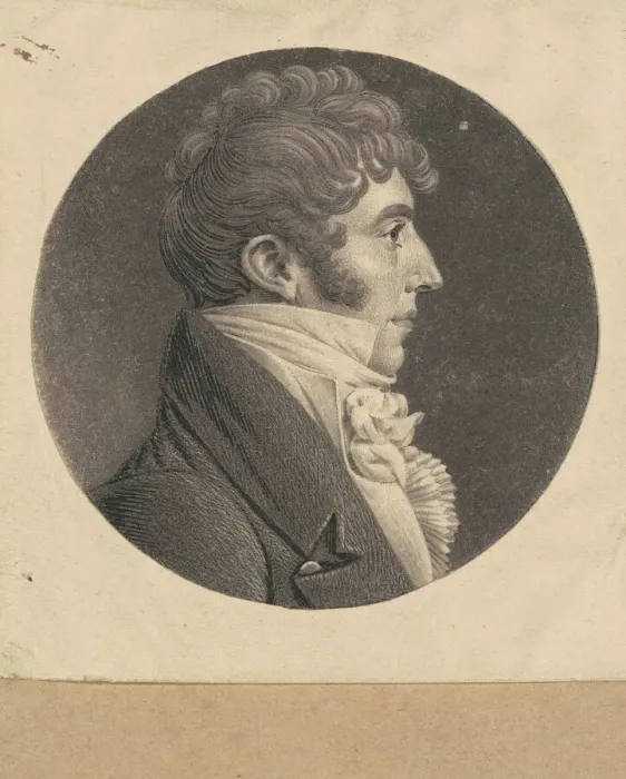 Framed Print : Unidentified Man, 1807-1808. Creator: Charles Balthazar Julien Fé Framed Print : Unidentified Man, 1807-1808. Creator: Charles Balthazar Julien Fé