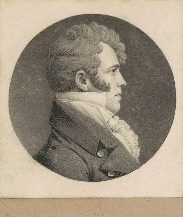 Framed Print : Unidentified Man, 1807-1808. Creator: Charles Balthazar Julien Fé Framed Print : Unidentified Man, 1807-1808. Creator: Charles Balthazar Julien Fé