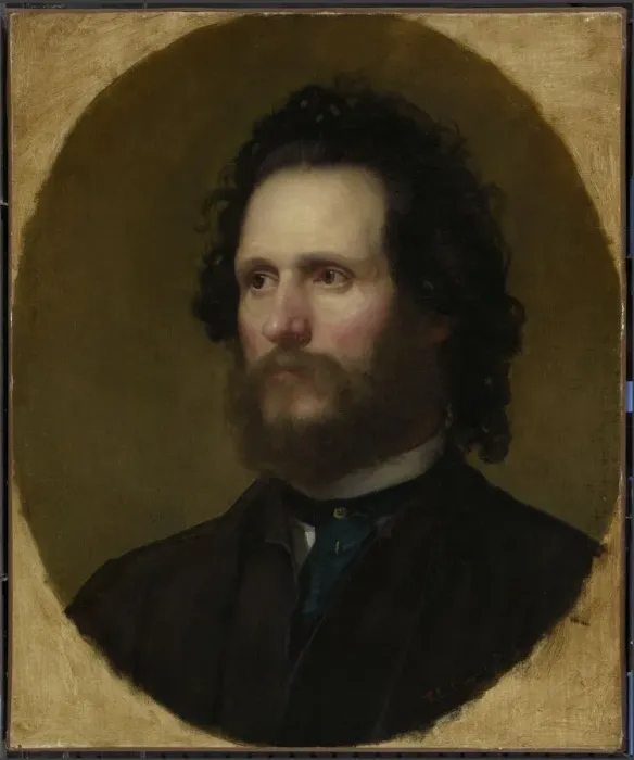 Framed Print : Unidentified Man, mid-late 19th century. Creator: Thomas Le Clear Framed Print : Unidentified Man, mid-late 19th century. Creator: Thomas Le Clear