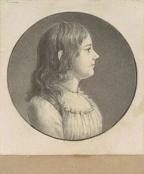 Unidentified Young Woman, 1797. Creator: Charles Balthazar Julien Fé