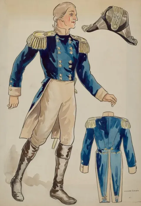 Framed Print : Uniform, c. 1936. Creator: Lillian Causey Framed Print : Uniform, c. 1936. Creator: Lillian Causey
