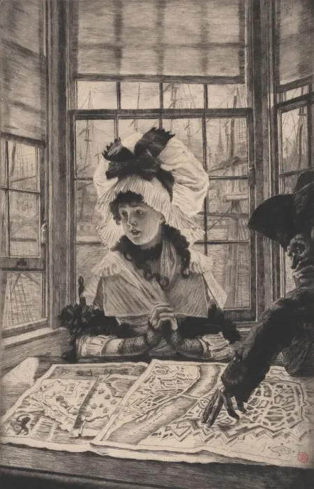 Framed Print : An Uninteresting Story, 1878. Creator: James Tissot Framed Print : An Uninteresting Story, 1878. Creator: James Tissot