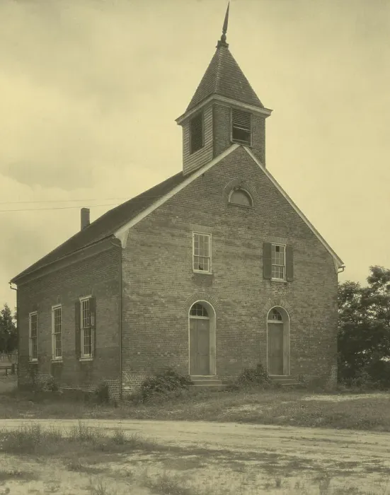 Framed Print : Union Church on hill, Falmouth, between 1925 and 1929. Creator: Frances Benjamin Johnston Framed Print : Union Church on hill, Falmouth, between 1925 and 1929. Creator: Frances Benjamin Johnston