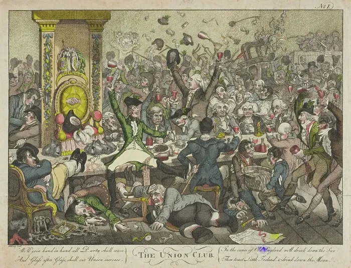 Framed Print : The Union Club, 1801. Creator: Unknown Framed Print : The Union Club, 1801. Creator: Unknown