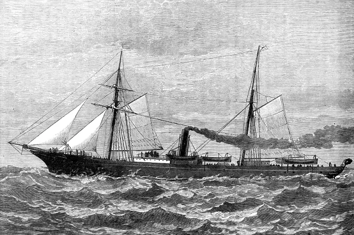 Framed Print : The Union Company's screw steam-ship Teuton, wrecked at Quoin Point, near Cape Agulhas, 1881. Creator: Unknown. The Union Company's screw steam-ship Teuton, wrecked at Quoin Point, near Cape Agulhas, 1881. Creator: Unknown Framed Print : The Union Company's screw steam-ship Teuton, wrecked at Quoin Point, near Cape Agulhas, 1881. Creator: Unknown. The Union Company's screw steam-ship Teuton, wrecked at Quoin Point, near Cape Agulhas, 1881. Creator: Unknown