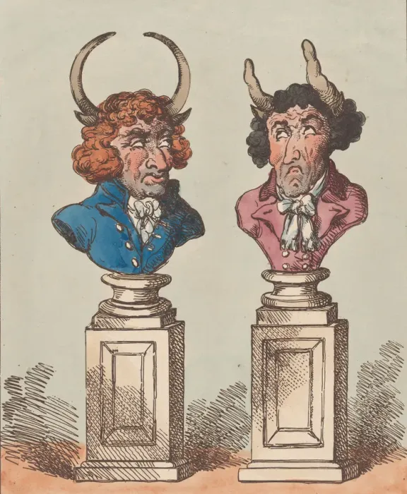 Framed Print : The Union Head Dress!!, March 18, 1801. March 18, 1801. Creator: Thomas Rowlandson Framed Print : The Union Head Dress!!, March 18, 1801. March 18, 1801. Creator: Thomas Rowlandson