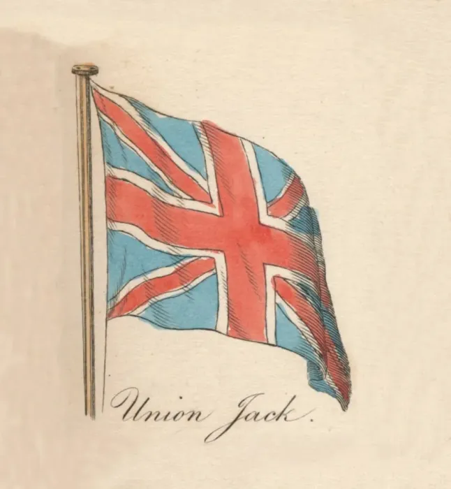 Framed Print : Union Jack, 1838
