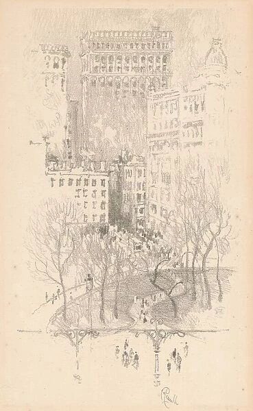 Union Square, 1904. Creator: Joseph Pennell