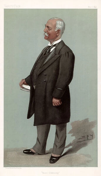 Union Steamship Sir Francis Henry Evans, British businessman and politician, 1896. Artist: Spy