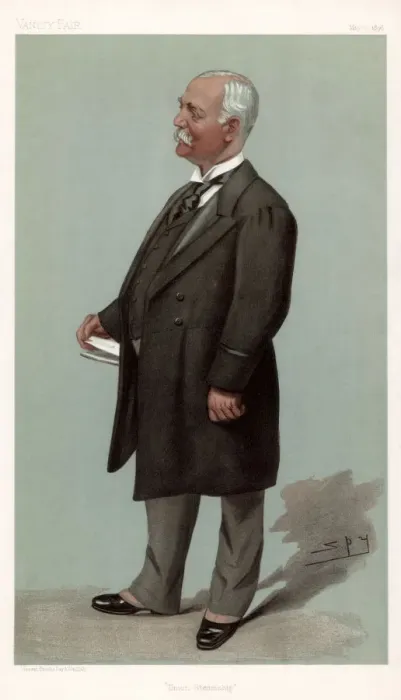 Framed Print : Union Steamship Sir Francis Henry Evans, British businessman and politician, 1896. Artist: Spy Framed Print : Union Steamship Sir Francis Henry Evans, British businessman and politician, 1896. Artist: Spy