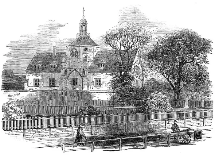 Framed Print : The Union Workhouse, at King's Lynn, 1854. Creator: Unknown Framed Print : The Union Workhouse, at King's Lynn, 1854. Creator: Unknown