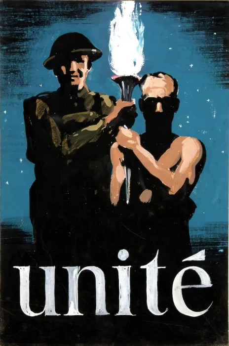 Framed Print : Unite, World War II poster, between 1939 and 1946. Creator: Central Office of Information. Unite, World War II poster, between 1939 and 1946 Framed Print : Unite, World War II poster, between 1939 and 1946. Creator: Central Office of Information. Unite, World War II poster, between 1939 and 1946