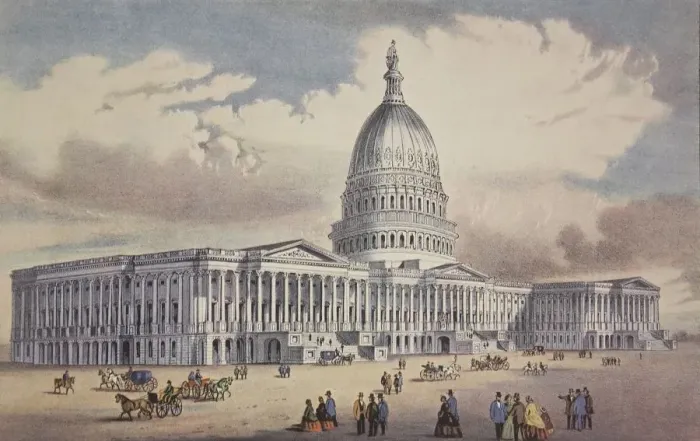 Framed Print : United States Capitol - Washinton, D. C. pub Framed Print : United States Capitol - Washinton, D. C. pub